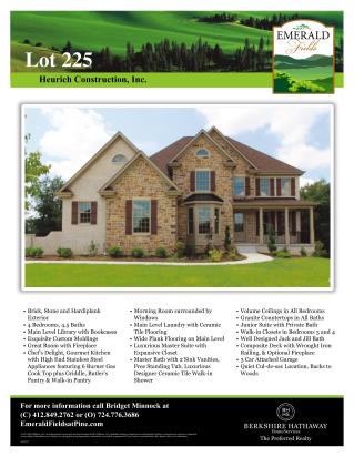 Heurich-Lot 225 - Emerald Fields